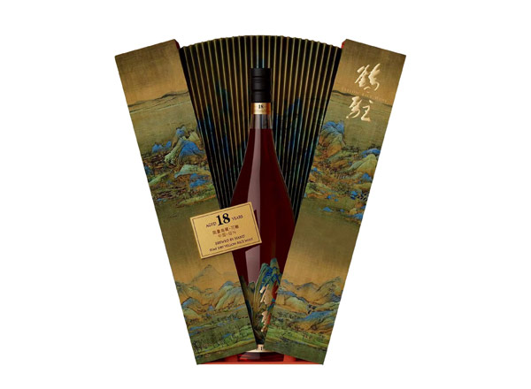 鹤驻18年黄酒回收鹤驻新花雕18年珍藏版千里江山图行情价格