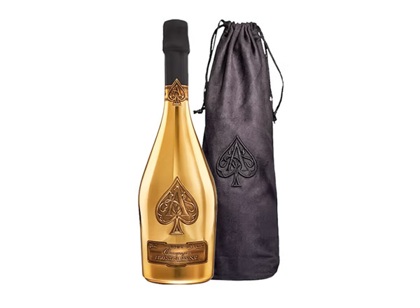 黑桃A香槟回收黑桃A黄金香槟金色瓶Armand de Brignac Brut